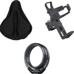 fccracing Bicycle Adjustable Bottle Cage Holder, Password Lock and Saddle Cover Combo Saddle Cover Free Size-picture-25