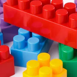 pulsbery 200PCS DIY Creative Game Kids Brick Large Particl Multicolor image 2