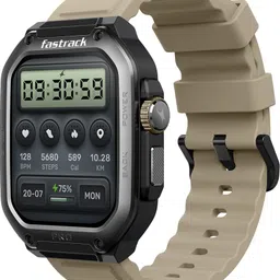 Fastrack Active Pro 1.85" AMOLED Display&AOD(390x450),Functional Crown,BT Calling Rugged Smartwatch image 2