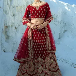 ladali Embroidered Semi Stitched Lehenga Choli-picture-11