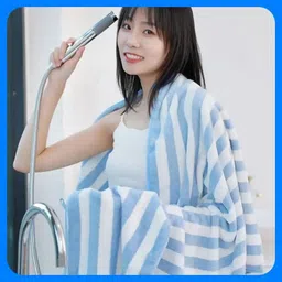 sjk Microfiber 300 GSM Bath Towel image 1