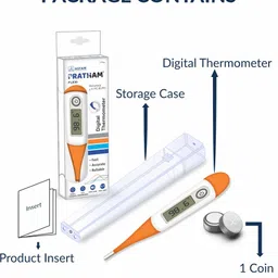 ADICARE Pratham Flexible Digital Thermometer | Home Use Medical Devices (Pack of 4) Fever Check Thermometer image 3