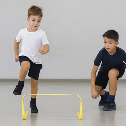 cougar PVC Flat Hurdle 9" for Training, Jumping , Soccer, Football Plastic Speed Hurdles image 4