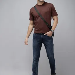 spykar Men Skinny Low Rise Blue Jeans image 5