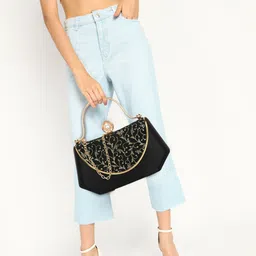 toobacraft Party Black, Gold Clutch image 2