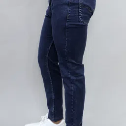 gex Men Regular Mid Rise Dark Blue Jeans image 5