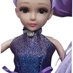 star impex Elegant Princess Doll with Accessories – Purple Gown, Tiara & Styling Brush-picture-24