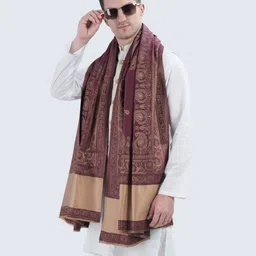 manra Wool Paisley Men Shawl image 1