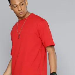 r.code by the roadster life co. Men Graphic Print Round Neck Polycotton Red T-Shirt-picture-12