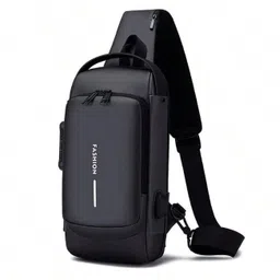 HANDCUFFS Chest Bag Sling Bag Business Shoulder Bag With USB Charging Chest Bag Sling Bag Business Shoulder Bag With USB Charging-image-4