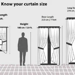 panipat textile hub 274 cm (9 ft) Long Door Polyester Semi Transparent Curtain Single Curtain image 3