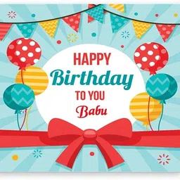Happy Birthday Babu ….05 Bithday Message Greeting Card-image-98