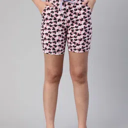 lyra Printed Women Multicolor Night Shorts-picture-18