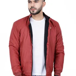 dollar Men Solid Bomber Jacket image 3