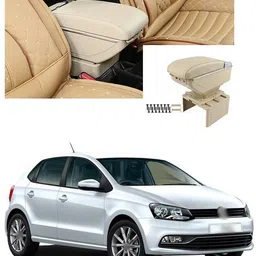 Universal Car Armrest Center Console Pad,PU Leather Car Armrest Seat Box Cover Protector Protects from Dirt,Damage,Pet Scratches,Old Damaged Consoles (Beige) A249 Car Armrest-image-82