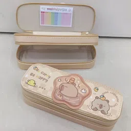 radhey preet Trending & Popular 2 Layer Stationery Storage Case In Quality Material in Famous Carton Print For Kids With More Storage Space in Bright Colors Cases RP1167(30) Art EVA Pencil Box image 5