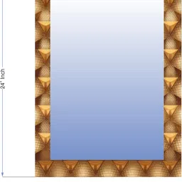 luppra UV-Printed 18×24 LED Wall Mirror Bathroom Mirror image 2