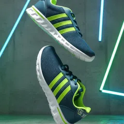 fashion foot wears Men's Blue & Green Stylish Sneakers | Lightweight Running & Casual Sports Shoes Casuals For Men image 4