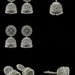 abc Traditional Jhumka Earrings for Women and Girl Alloy Jhumki Earring-picture-14