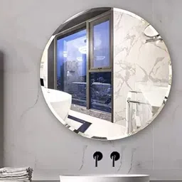 adinath creators Wall Mirror for Bathroom Wash Basin Living Room Bedroom Bathroom Mirror-picture-22