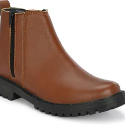 rising wolf Synthetic Leather Lightweight Boot for Daily Use | Mild Waterproof Protection Boots For Men-picture-26