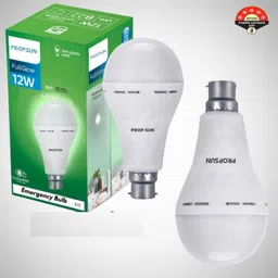 propsun Pack of 2-Compact and Lightweight 12W LED Emergency Bulb for Easy Use 4 hrs Bulb Emergency Light-picture-16
