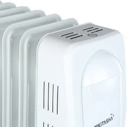 niki tasha OIL FILLED RADIATOR 9 FIN WITH FAN ISI MARK Radiant Room Heater image 3
