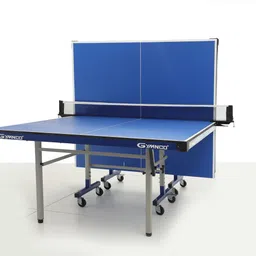 gymnco Super Fast 75 mm Wheel and Levellers (Top 19 mm Laminated) Stationary Indoor Table Tennis Table image 2