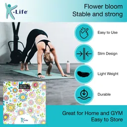 K-life WS-108 Electronic Digital Weight Check machine For Human Body 180kg Capacity Weighing Scale image 5
