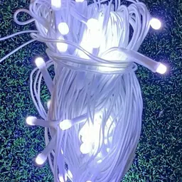 nini 46 LEDs 14.99 m White Steady String Rice Lights image 3