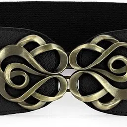 redhorns Women Casual, Evening, Formal, Party Black Artificial Leather, Fabric Belt-picture-35