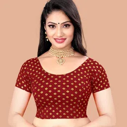 rang rangoli Round Neck Women Blouse-picture-14