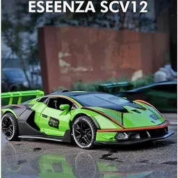 manaki enterprise 1:24 Big Lamborghini Essenza Scv12 Diecast Scale Model Metal Pull Back Toy image 3