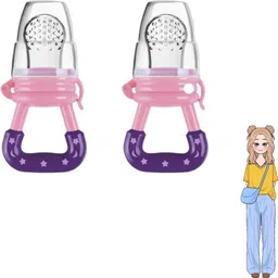 aapni dukan SST Sales Baby Food And Fruit Nibbler & Pacifier Teether BPA Free Nibbler TH428 Feeder-picture-17