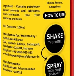 be safe forever Multipurpose Spray, Rust Remover, Lubricant, Cleaner & Protectant Bicycle Lubricant image 2