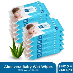 meemee Soft Cleansing Baby Wet with Aloe vera - Pack of 10-picture-37