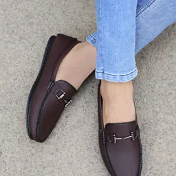 JACTOOZ New stylish & Comfortable Primium Loafers For Men (Brown) Loafers For Men image 5