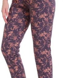 hiflyers Women Printed Orange, Grey Track Pants-picture-23