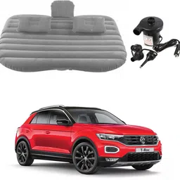 oshotto Car Travel Inflatable Bed Mattress with Two Air Pillows For T-ROC (Grey) Car Inflatable Bed-picture-12