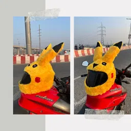 hellobear Premium Quality Piikachuu Bunny Helmet Cover - 35 cm image 3