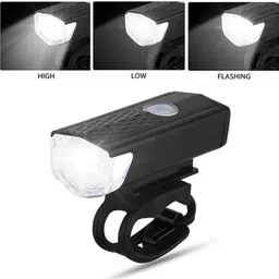 fcc racing Combo- Cycle Lights for Bicycle, Cycle Bell , Cycle Lock LED Front Light image 2