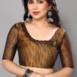 fabmora Printed, Floral Print Daily Wear Chiffon, Georgette Saree image 3