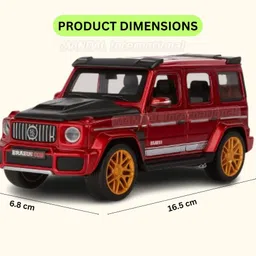 mandal international MERC BRABUS TOY CAR JEEP 1:32 image 3