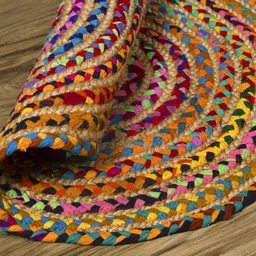 ravaiyaa - attitude is everything Jute Rugs Indoor and Outdoor Rug Pad image 3