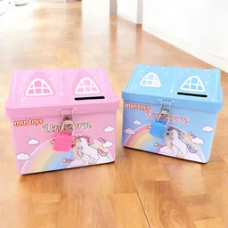 Top selling coinbank Unicorn 3D hut shape Money bank Coin Bank hh20 Coin Bank-image-55