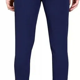 fabrictown Pack of 2 Men Solid Green, Blue Track Pants image 2