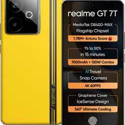 realme GT 7T (Racing Yellow, 256 GB) image 1