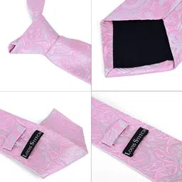 LOUIS STITCH Silk Cufflink & Tie Pin Set image 4