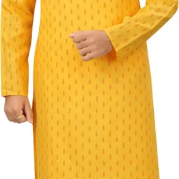 darkchill Men Printed Cotton Blend Straight Kurta image 5
