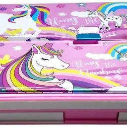 4aj bazaar Unicorn Mini Jumbo Art Plastic Pencil Box image 4